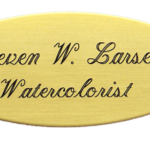 Medium Special Self-adhesive Oval (1 1/4" x 3")