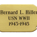 Dog Tag Nameplate (1 1/8" x 2")