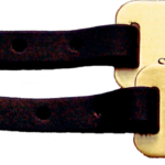 Large Satin Brass Luggage Tags (Set of 2) (1 1/4" x 3")