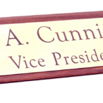 Custom Engraved Desk Plaque (10")