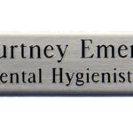 Medium Silver Nickel Name Badges (5/8" x 2 1/2") WITH SAFETY PIN OR MAGNETIC FASTENERS ON BACK