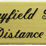 LARGE .050" Satin Brass Ornamental (3/4" x 4 1/2")