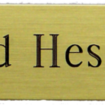 Large Self-Adhesive Ornamental  Satin Brass (3/4" x 4 1/2")