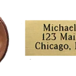 Mini Self Adhesive (Brass or Nickel) 3/8" x 1-1/8" or 1/2" X 1-1/8" (Satin Brass)