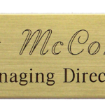 Large Ornamental Door Plate (1 7/8" x 8")